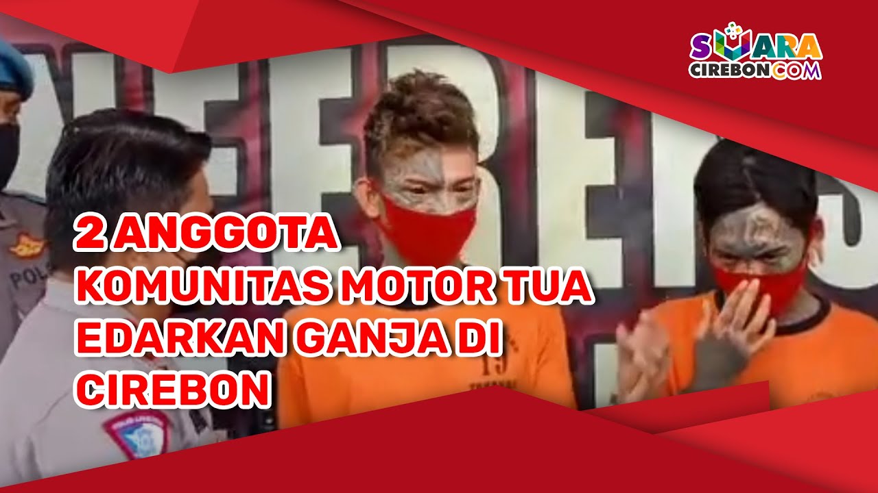 2 Anggota Komunitas Motor Tua Edarkan Ganja di Cirebon