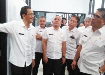 Pj Bupati Sidak Proyek APBD di Wilayah Barat