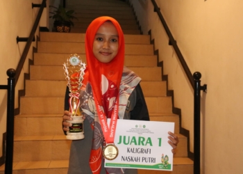 Selamat, IAIN Cirebon Sabet Emas dari Cabang Kaligrafi