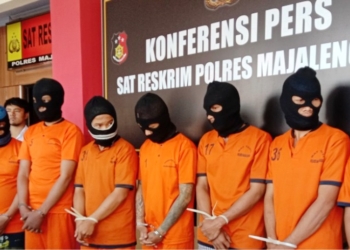 9 Begal dan Maling Motor Dibekuk