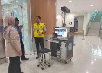 Waspada Virus Corona, BIJB Pasang Dua Thermal Scanner