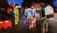 Polsek Asjap Menyambut Kedatangan Santri Lirboyo Asal Cirebon