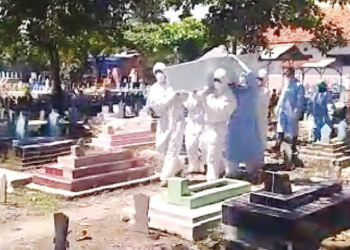 Pemakaman Korban Covid-19 corona