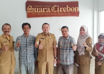 Sambangi Kantor HU Suara Cirebon, Humas dan Diskominfo Harap Jalinan Komunikasi Lebih Kuat