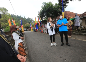 Sosialisasi di Desa Cibuntu, Menparekraf Sandiaga Uno: Desa Wisata Simbol Kebangkitan Ekonomi Nasional