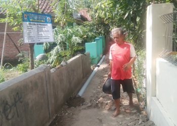 Pemdes Karang Tengah Perbaiki SPAL