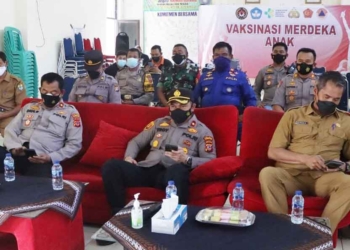 Polres Ciko Terus Dukung Vaksinasi Booster