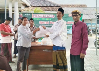 PCNU Kabupaten Cirebon Gelar Operasi Pasar Murah di Jemaras Kidul