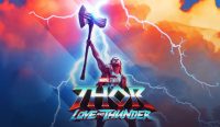 Poster film Thor: Love and Thunder.