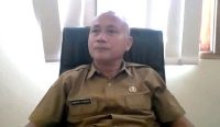 Pj Kuwu Lebak Mekar Nanang Sunardi saat ditemui di ruang kerjanya, Senin (11/7).* Baim/ SC