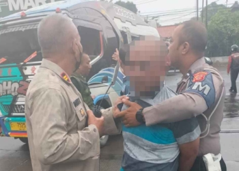 Seorang Pria Nekat Bakar SPBU Tangkil Cirebon