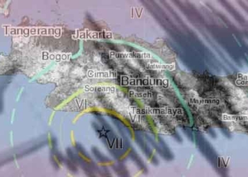 Gempa Bumi Sukabumi Guncang Jawa Barat, Satu Rangkaian Gempa Cilacap