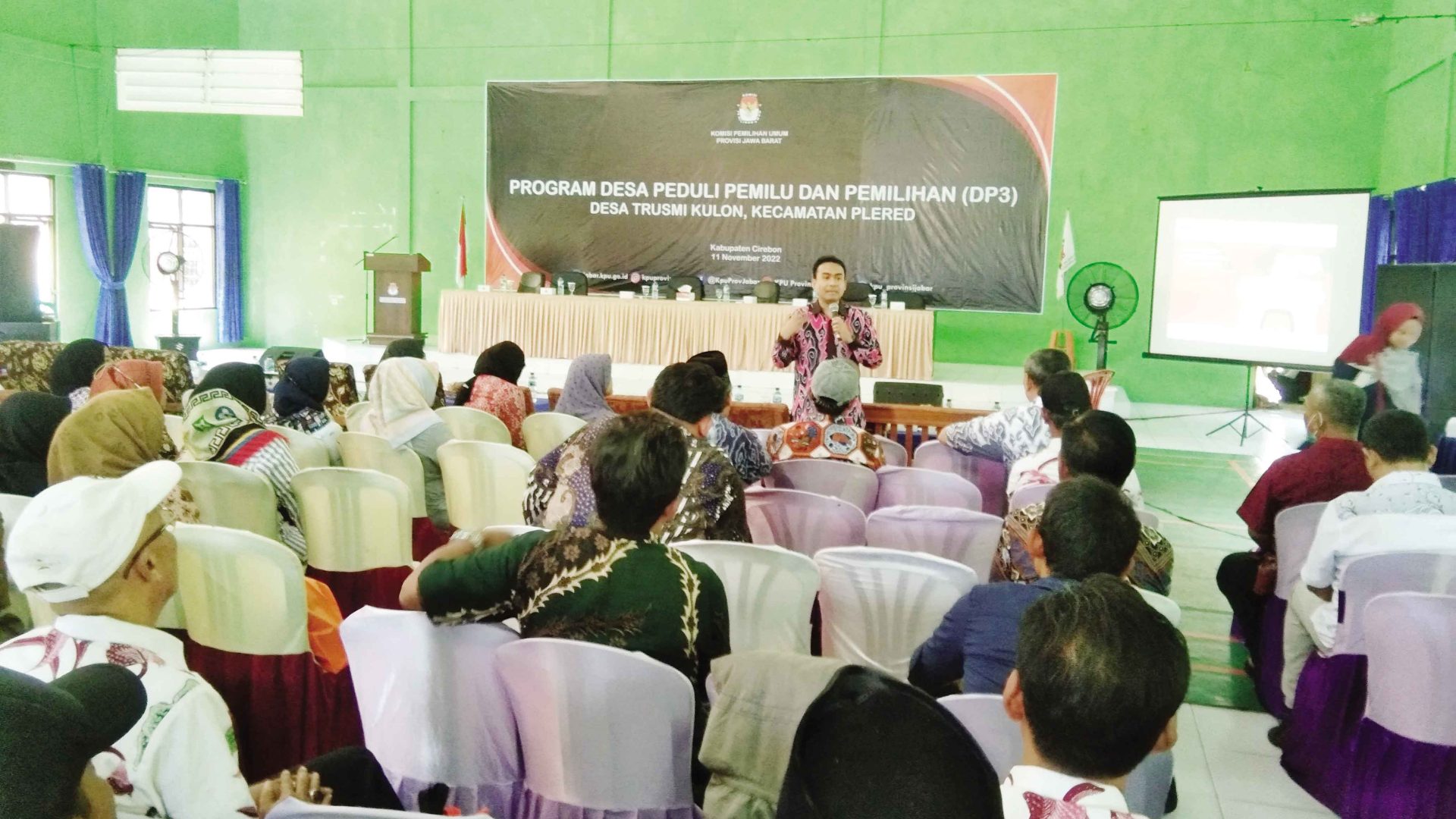 KPU Jabar dan Kabupaten Cirebon Tetapkan Desa Trusmi Kulon Jadi DP3