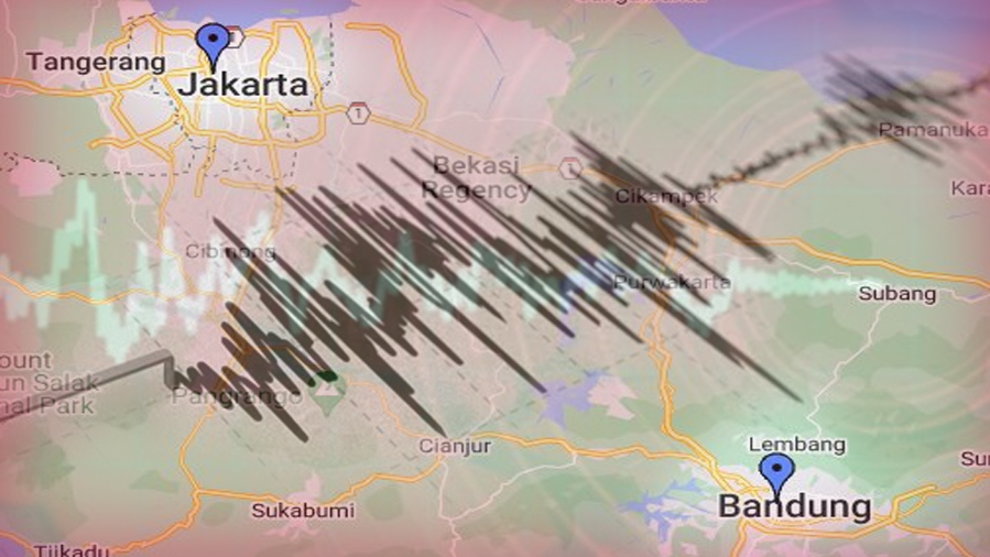 INFO GEMPA HARI INI! Jakarta dan Bandung Diguncang Gempa, Gempa Darat