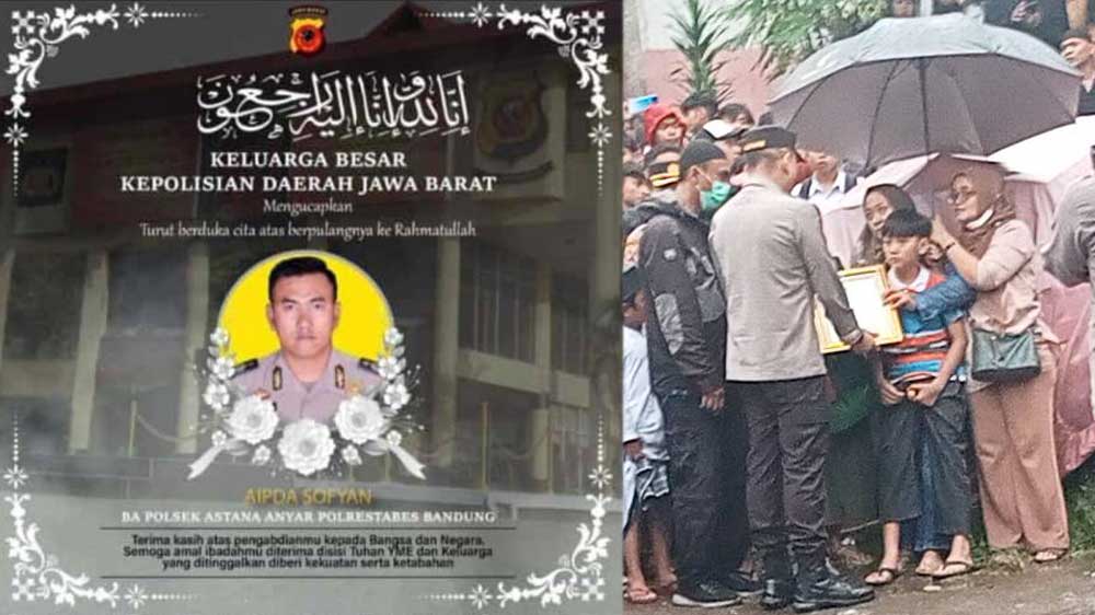 Gugur sebagai Korban Bom Bunuh Diri Bandung, Keluarga Aipda Sofyan Rasakan Firasat Buruk