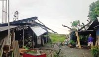 Losari Kidul Diterjang Puting Beliung, Puluhan Rumah Rusak