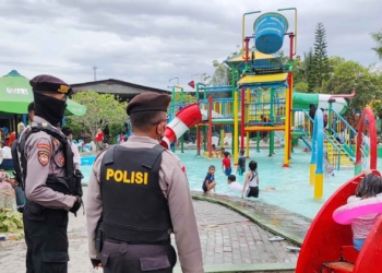 Jalan dan Objek Wisata di Cirebon Dijaga Polisi