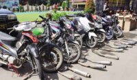 Polresta Cirebon Gelar Operasi KRYD, Puluhan Anggota Geng Motor Diamankan
