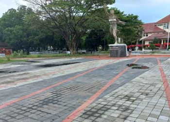 Proyek ATP Disuntikan Rp1 Miliar, Pembangan Alun-alun Taman Pataraksa Tuntas Tahun Ini