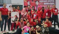 Ketua DPC PDI Perjuangan Kota Cirebon, Fitria Pamungkaswati Ajak Masyarakat Senam Sicita