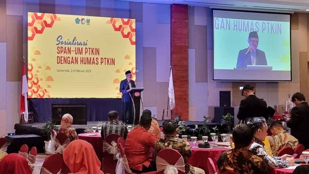 Humas IAIN Cirebon Ikuti Sosialisasi SPAN-UM PTKIN se-Indonesia di Samarinda
