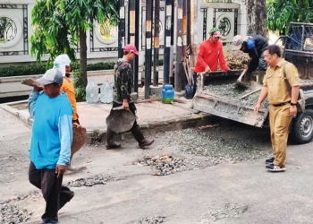 Jalan Rusak di Kota Cirebon Diperbaiki