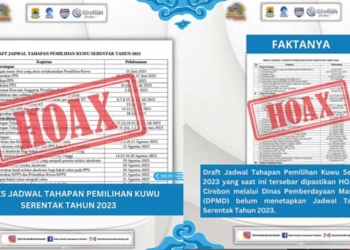 Draf Tahapan Pilwu Serentak 2023 yang Tersebar Dipastikan Hoaks