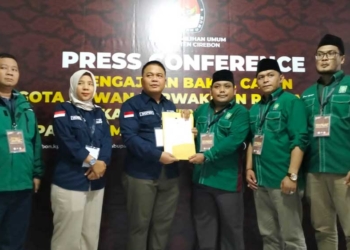 Daftarkan Bacaleg, PKB dan Gerindra Datang Bersama ke KPU Kabupaten Cirebon, Sinyal untuk 2024