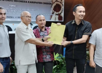 Teguh Pimpin Tekwondo Kabupaten Cirebon