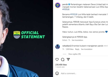 Luis Milla Mengundurkan Diri dari Persib, Budiman Yunus dan Yaya Sunarya Tampil di Masa Transisi