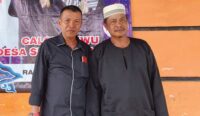 Penjual Es Teh Daftar Pilwu di Desa Suranenggala Cirebon