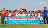 Turnamen Bima Putra Cup 1 Desa Kertawinangun Cirebon Lahirkan Bibit-Bibit Unggul Pemain Sepakbola