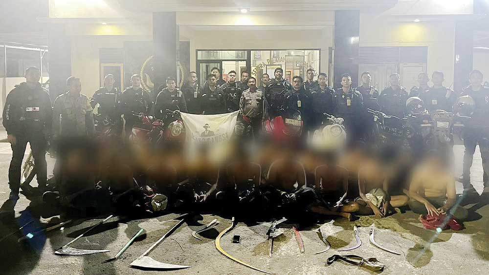 17 Pemuda Diamankan, Tawuran di Cirebon Gagal