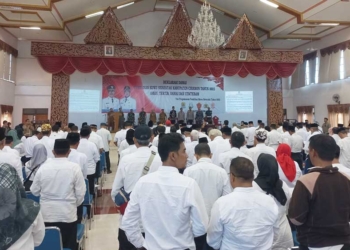 334 Calon Kuwu Deklarasi Damai Pilwu Serentak 2023 Kabupaten Cirebon
