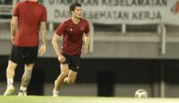 Elkan Baggott Kunci Shamammed Khydyrov di Laga Timnas Indonesia U23 Vs Turkmenistan