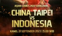 Laga Lanjutan Grup F Asian Games 2023, Timnas Indonesia Vs China Taipei