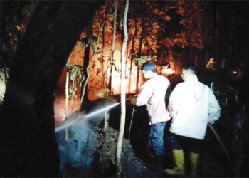 Dua Gunung di Desa Cipanas Cirebon Terbakar, Petugas Sulit Lakukan Pemadaman