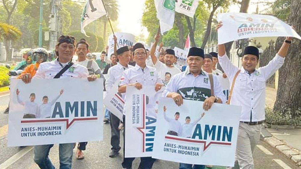 PKB Cirebon Antar Pasangan AMIN Daftar ke KPU