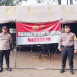 Amankan Pemilu 2024 Di Kabupaten Cirebon, Polisi Ditempatkan Di Pos Jaga Penyelenggara