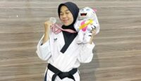 Atlet Taekwondo IAIN Cirebon Raih Medali Perak di Ajang Porsi Jawara I