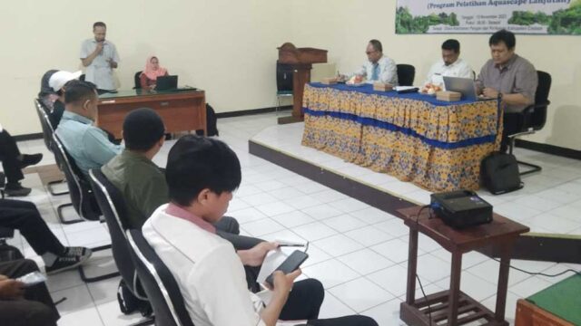 Ipb University Gelar Pelatihan Aquascape Di Kabupaten Cirebon