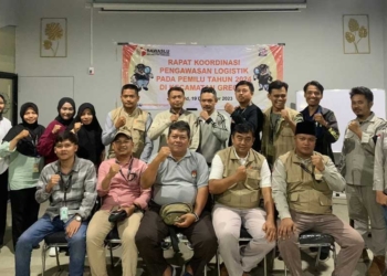 Panwascam Greged Gelar Rakor Pengawasan Masa Kampanye Pemilu 2024