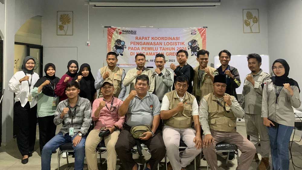 Panwascam Greged Gelar Rakor Pengawasan Masa Kampanye Pemilu 2024 Suara Cirebon 0036