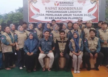 Panwascam Plumbon Gelar Rakor Kuatkan Pengawasan Pemilu 2024