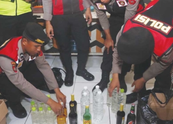 Polresta Cirebon Amankan Miras hingga Motor