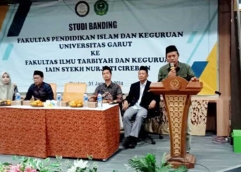 Terima Kunjungan Universitas Garut, Prof Aan Pamer Transformasi IAIN Cirebon Jadi UINSSC
