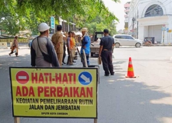 Jelang Arus Mudik, Pemkot Cirebon Kebut Perbaikan Jalan