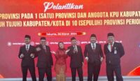 KPU RI Tetapkan 5 Komisioner KPU Kabupaten Cirebon, 2 Incumbent, 3 Wajah Baru