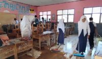 UTS di SMPN 2 Pangenan Cirebon Ditunda Gegara Banjir