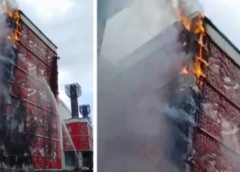 Stadion Watubelah Terbakar